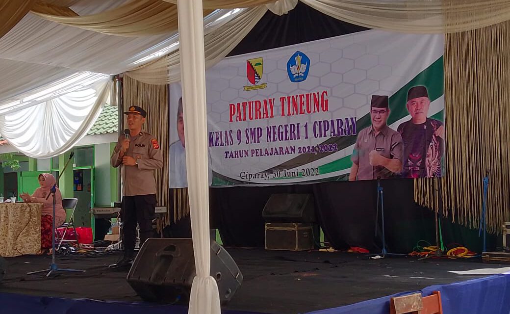 Acara “Paturay Tineung” Siswa Siswi Kelas IX SMPN 1 Ciparay Tahun 2021 / 2022