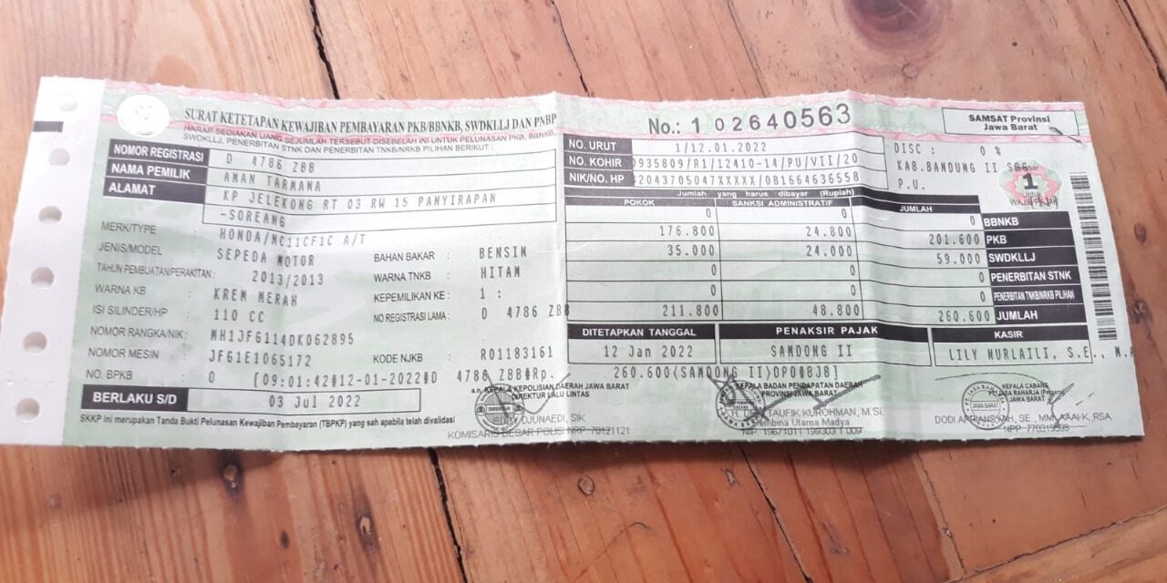 Bapenda Jabar Kembali Adakan Pemutihan Pajak Kendaraan Bermotor