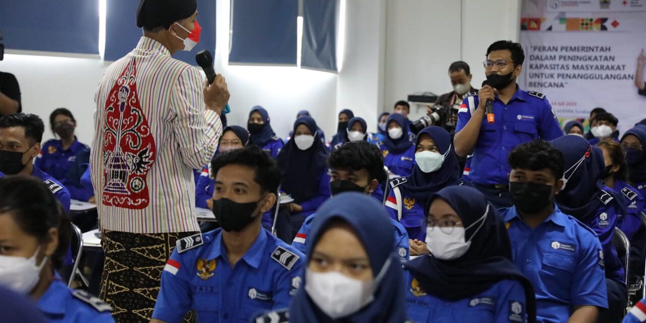 Praktikkan Ilmu Kebencanaan, Ganjar Ajak Mahasiswa Akbara “Goes To School”