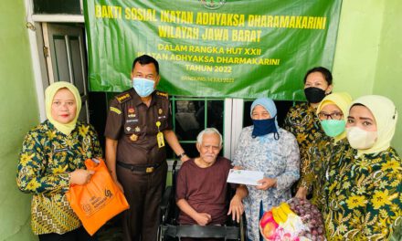 Rangkaian Hari Bakti Adhyaksa Ke 62 Tahun, Kejati Jabar Isi Dengan Acara Bakti Sosial