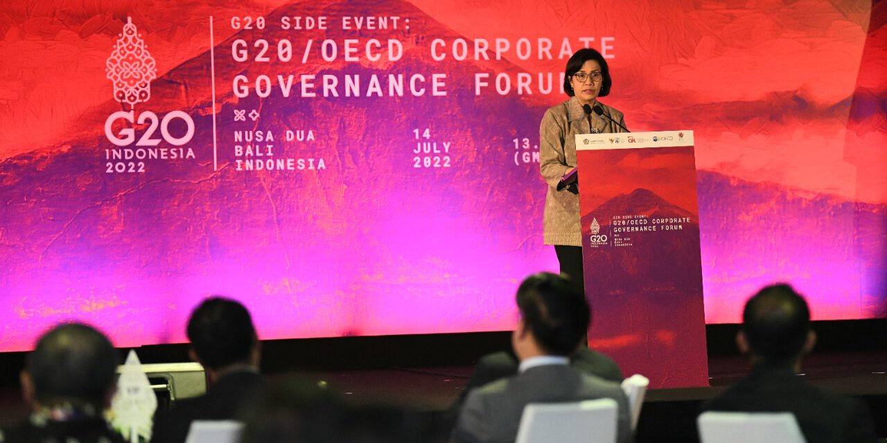 Anggota G20 Reviu Tata Kelola Perusahaan dan Pasar Modal dalam Hadapi Tantangan Perubahan Iklim dan Risiko Sosial