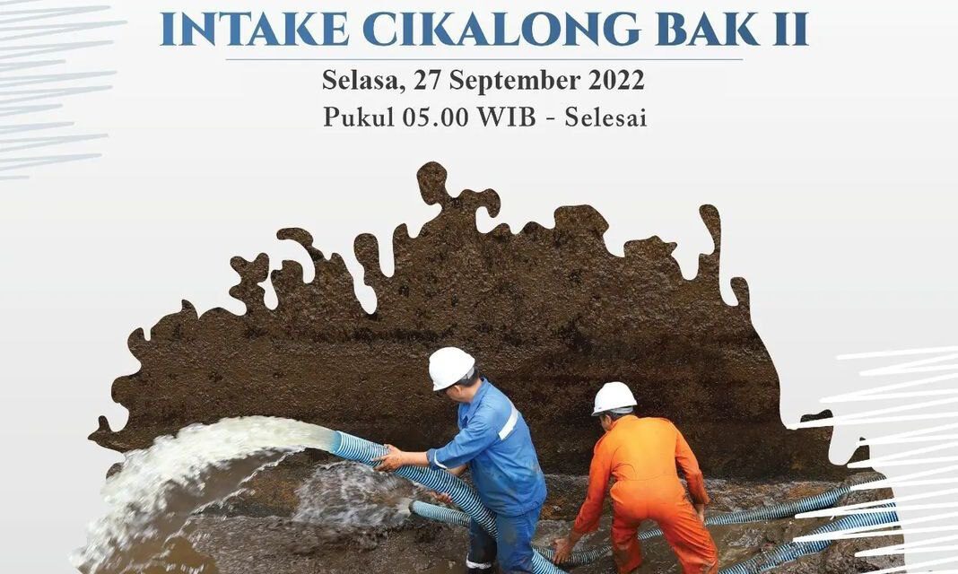 PDAM Tirtawening Kuras Bak Cikalong, Pelanggan Diimbau Hemat Air