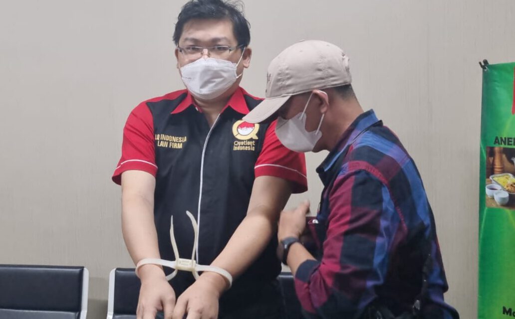 Alvin Lim ditahan berdasarkan putusan Pengadilan Tinggi DKI Jakarta