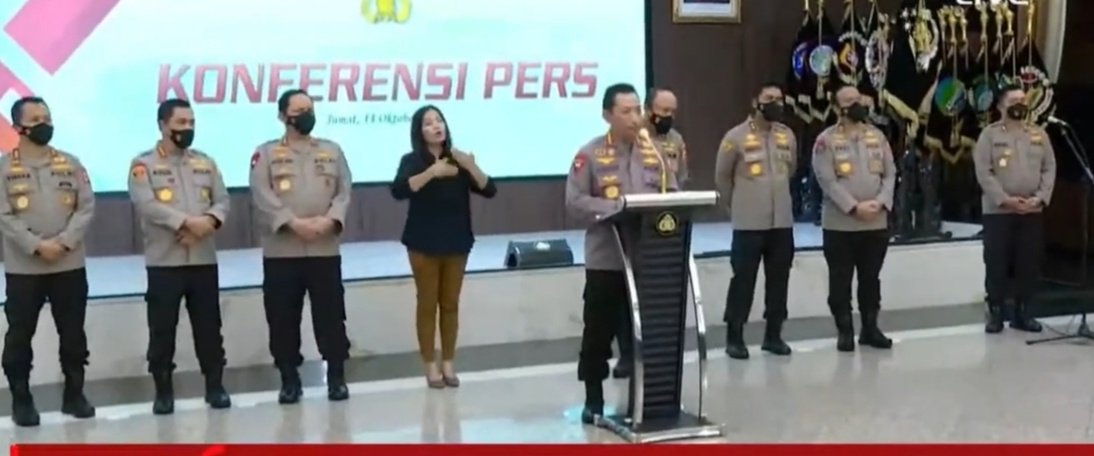 Terkait Penangkapan Kapolda Jatim Teddy Minahasa Kapolri Gelar Konferensi Pers
