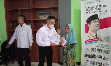 PEMDES TANJUNGWANGI PACET KEMBALI SALURKAN BLT-DD PRIODE TERAKHIR