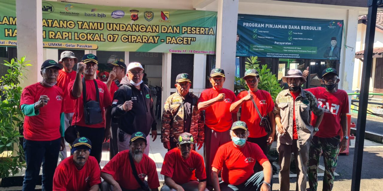 HARLAH KE-5 RAPI LOKAL 07 CIPARAY PACET AKSI NYATA GELAR BERBAGAI MACAM KEGIATAN
