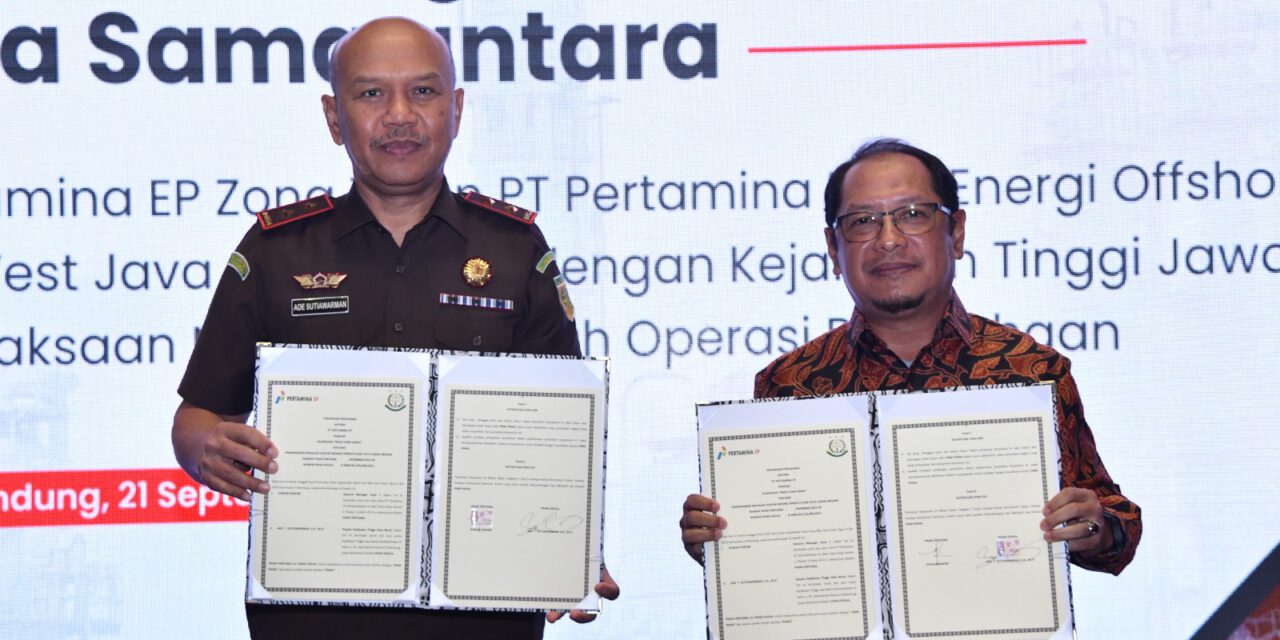 KEJATI JABAR JALIN PERJANJIAN KERJASAMA BIDANG HUKUM PERDATA DAN TATA USAHA NEGARA DENGAN PT PERTAMINA