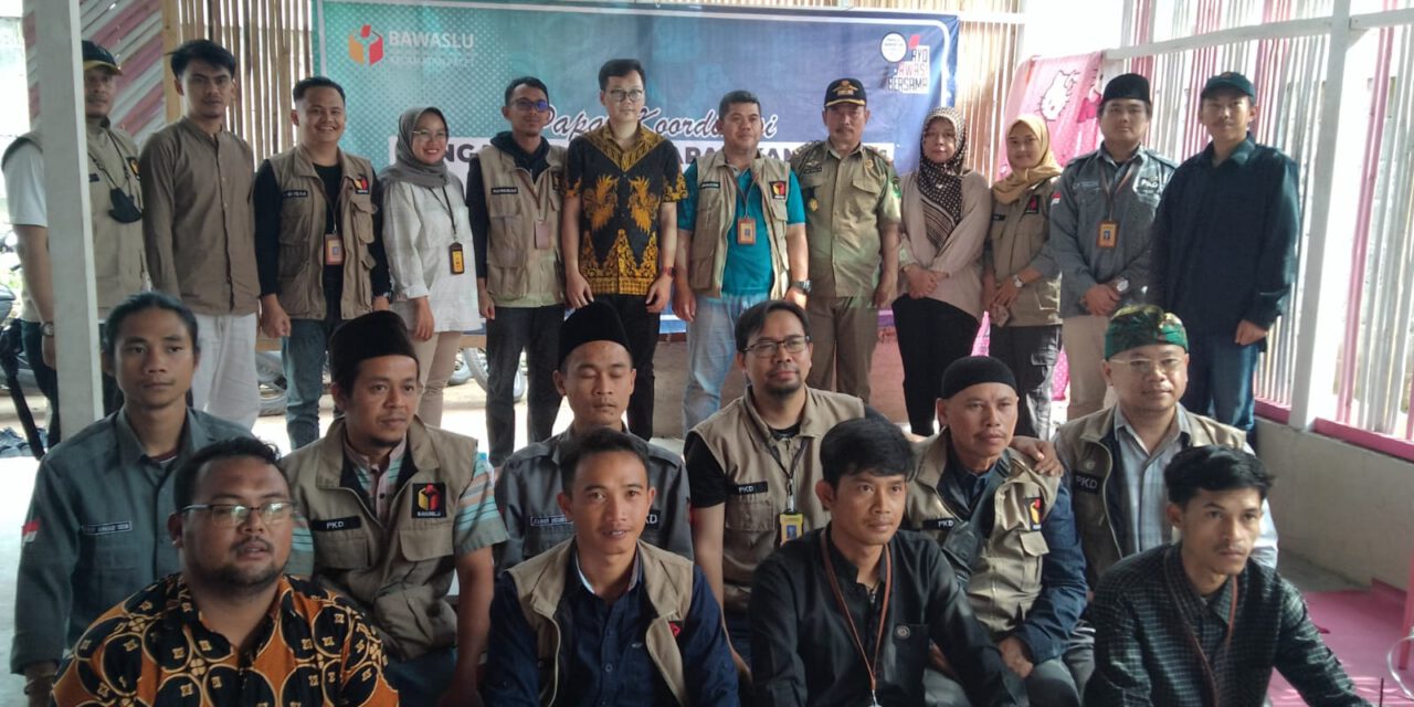 Panwaslu Kecamatan Pacet Gelar Press Release Siap Awasi Masa Kampanye Pemilu 2024