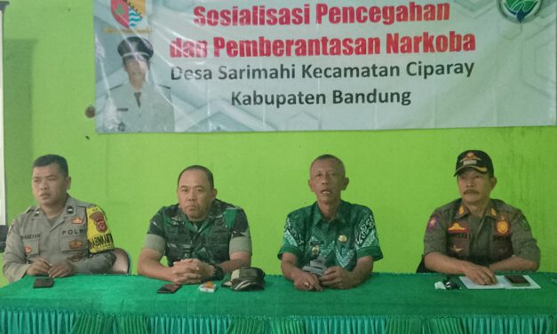 Sosialisasi Pencegahan Dan Pemberantasan Narkoba Desa Sarimahi Kecamatan Ciparay