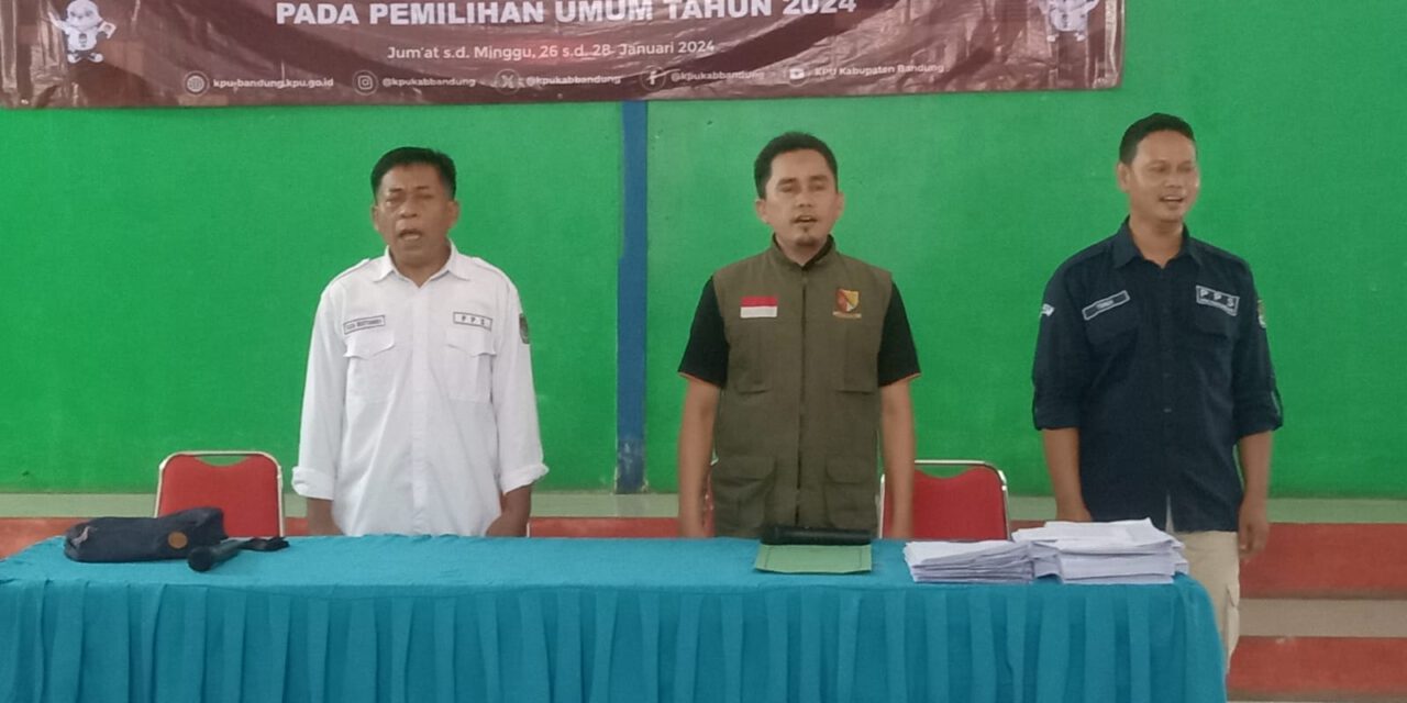 PPS Desa Pakutandang Kecamatan Ciparay Menggelar Bintek Dihadiri 371 KPPS