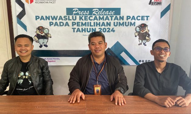 Panwaslu Pacet Gelar Press Release Tahapan Kampanye Pemilu