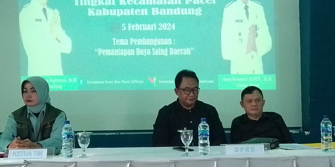 Musrenbang Tingkat Kecamatan Pacet Dihadiri DPRD Kab Bandung Dari 6 Fraksi
