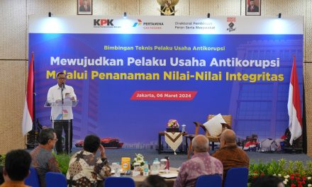 Wujudkan Dunia Usaha Antikorupsi, KPK-PGN Gelar Bimtek Pembekalan Integritas