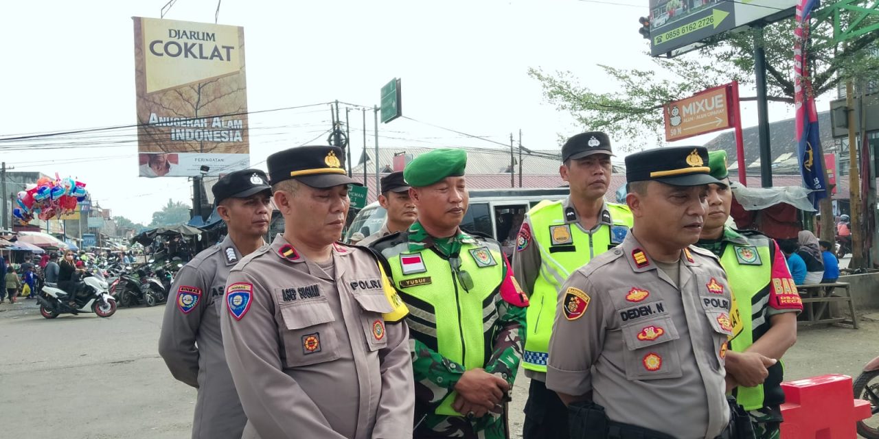Polsek Ciparay Polresta Bandung Siap Siaga Pengamanan Jelang Idul Fitri 1445 H
