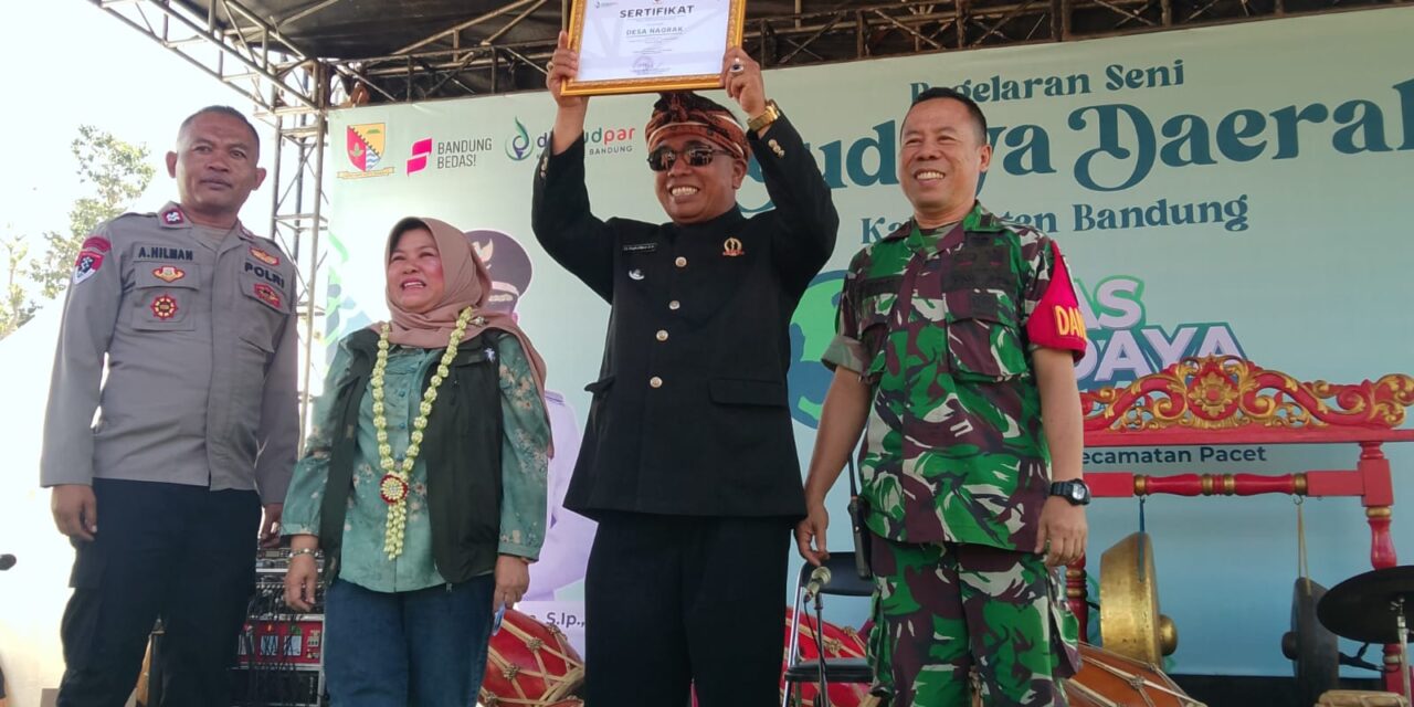 Pagelaran Seni Budaya Daerah,  Promosi Pariwisata Dan Produk UMKM Desa Nagrak