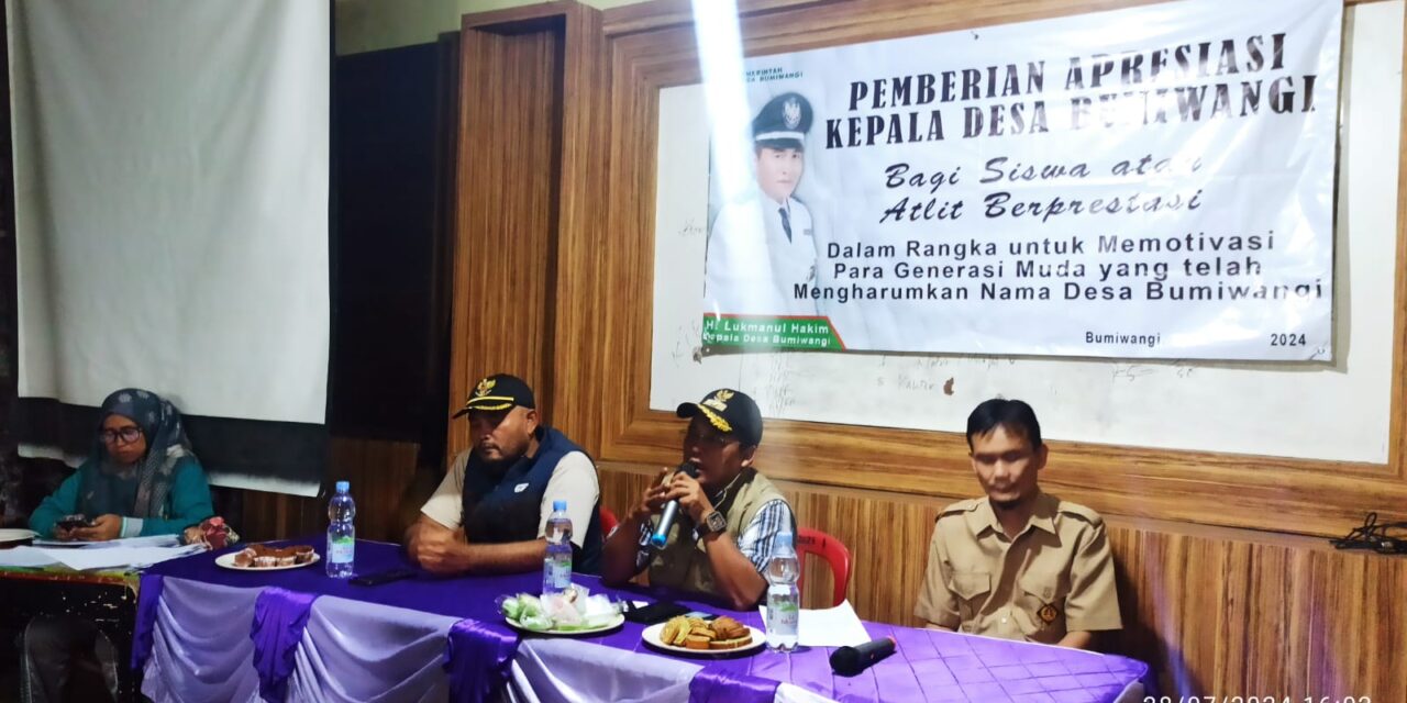 Apresiasi Diberikan Oleh H.Lukmanulhakim