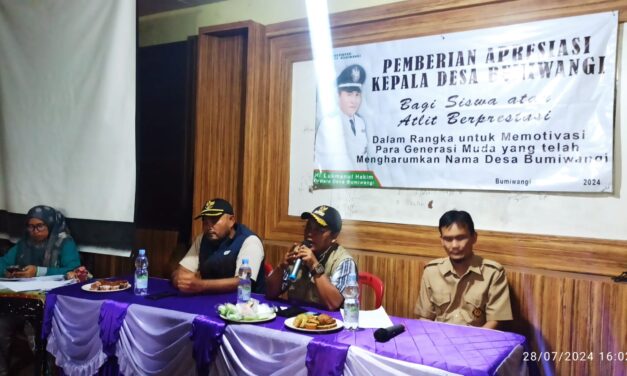Apresiasi Diberikan Oleh H.Lukmanulhakim