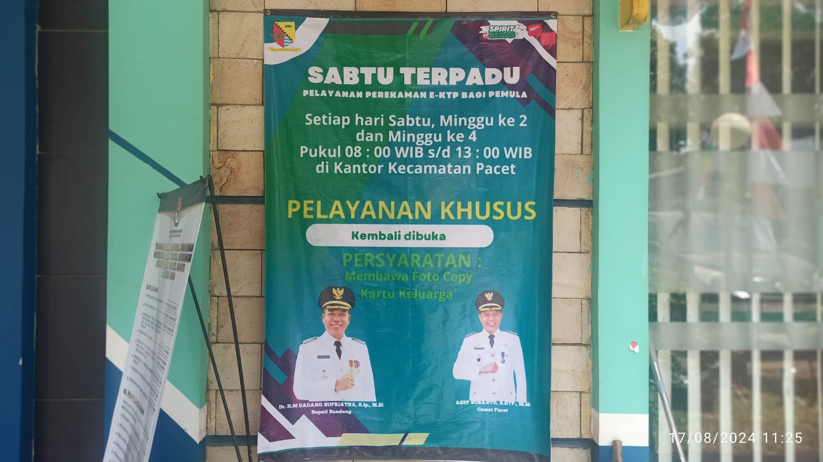 SABTU TERPADU E KTP BAGI PEMULA DI KECAMATAN PACET.