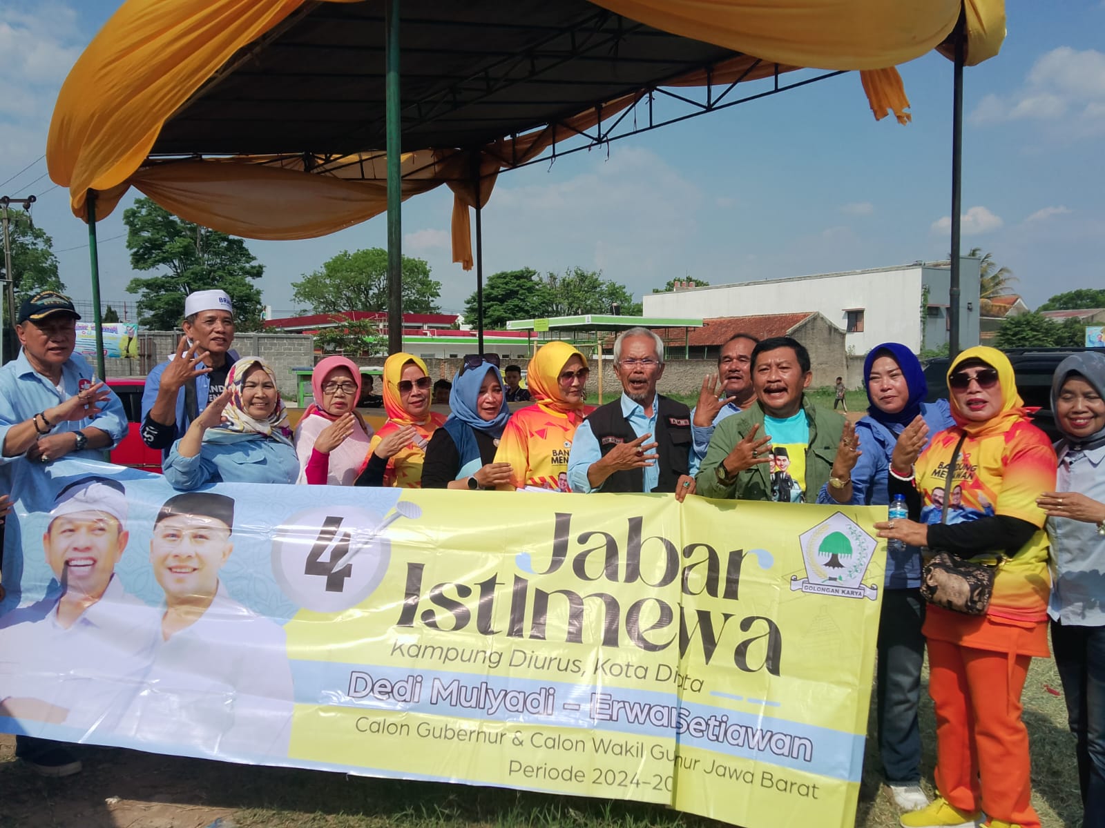 Ketua KPPG Kab Bandung, Hj Evi Riyanty Gelar Senam Bandung Menawan Alus Pisan