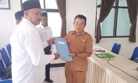 Kades Wangisagara Lantik Ketua RW  Dan Ketua RT Masa Bakti 2024 – 2029