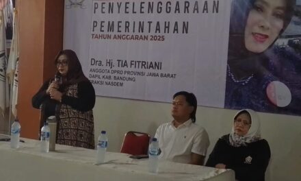 Anggota DPRD Jabar Fraksi Nasdem Dra .Hj Tia Fitriani, Sosialisasikan Pengawasan Penyelenggaraan Pemerintahan,Tahun 2025