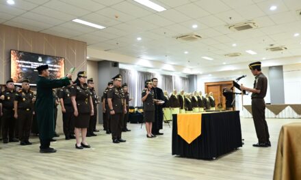 Tiga Kajari Dilantik Kajati Jabar