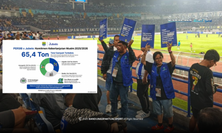Kolaborasi PERSIB dan Jubelo Wujudkan Stadion Berkelanjutan, Kelola Lebih dari 65 Ton Sampah Selama Semusim
