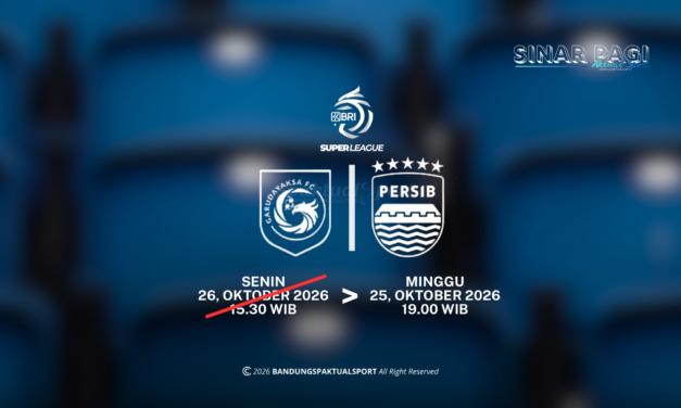 Jadwal Persib vs Garudayaksa Berubah, Kick-off Jadi Malam Hari